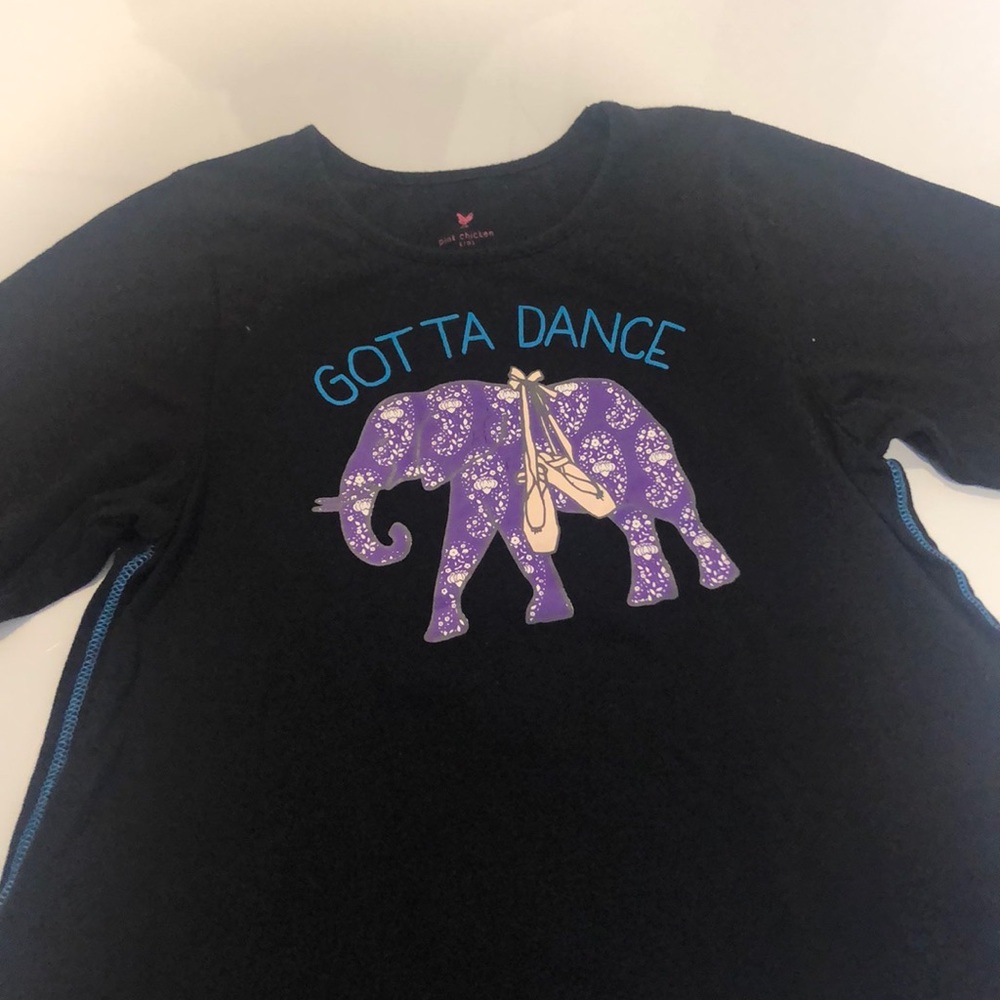 Pink Chicken Size 10 Tunic Style T Shirt